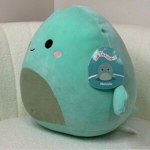 Squishmallows Plush Figure, specifically Nessie the Sea Dinosaur 11in